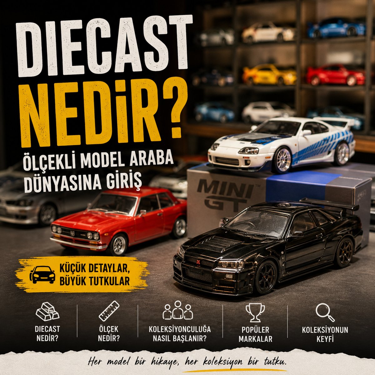 Diecast Nedir? Ölçekli Model Araba Dünyasına Giriş