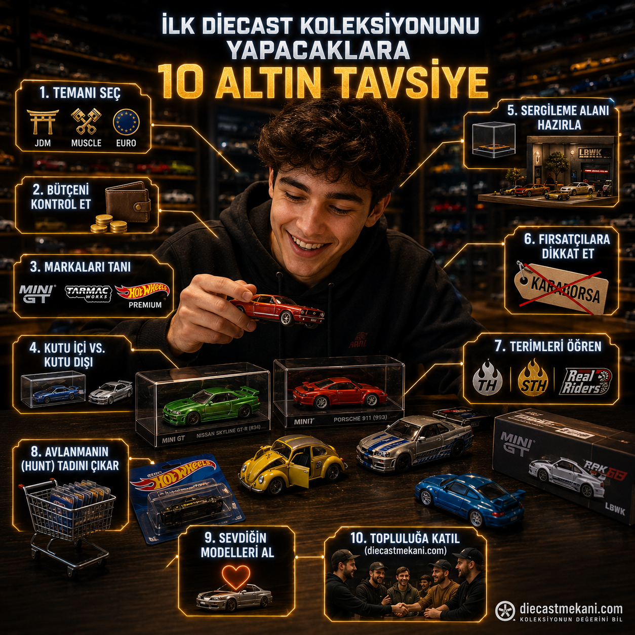 İlk Diecast Koleksiyonunu Yapacaklara 10 Altın Tavsiye